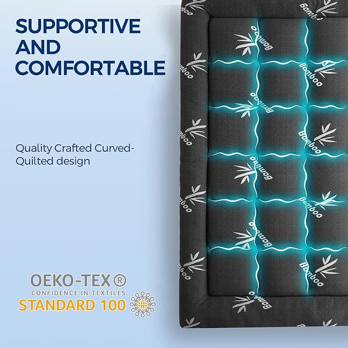 Mattress Topper Queen Size, Cooling Extra Thick Breathable Viscose Made from - Image 5