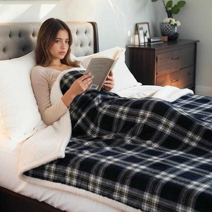 Electric Heated Blanket Full Size 72" x 84" - Image 6