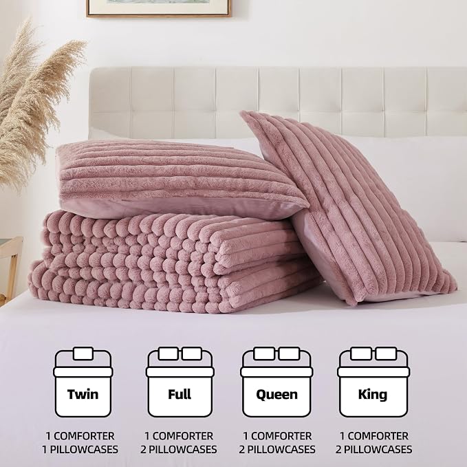 Smoofy Fluffy Twin Comforter Sets 2 Pieces - Image 7