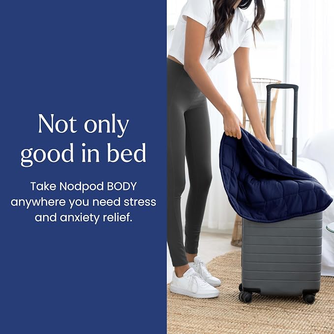 nodpod Body 6.5lb Patented Compact Weighted Blanket I Perfect - Image 7