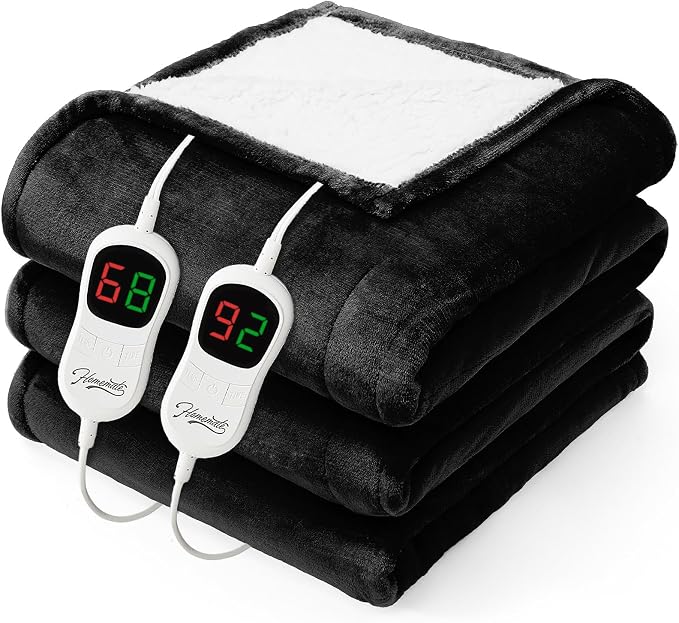 Homemate Heated Electric Blanket Queen Size by Homemate