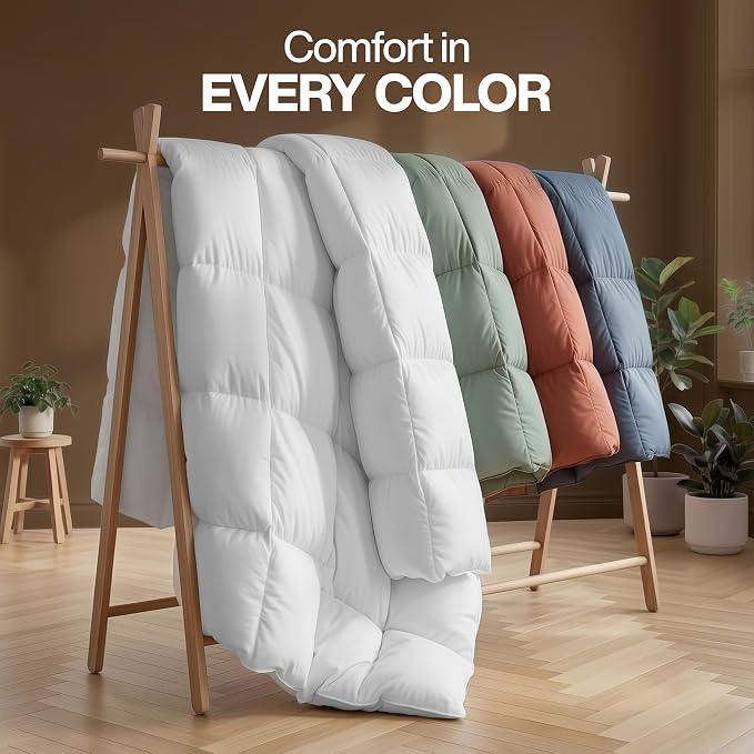 Utopia Bedding Comforter Duvet Insert, Quilted Comforter - Image 8