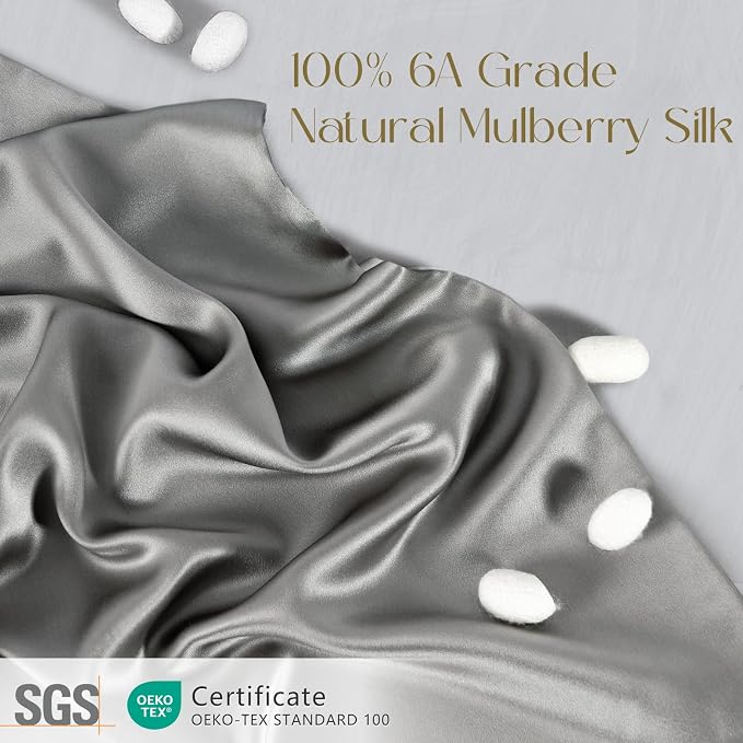 ZIMASILK 100% Pure Mulberry Silk Pillow Cases - Image 2