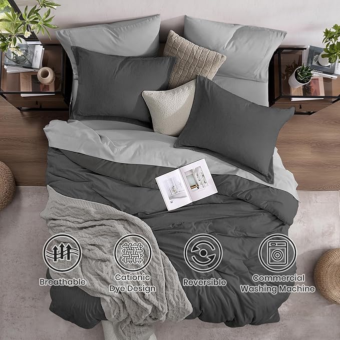 Monbix Queen Comforter Set - Image 2