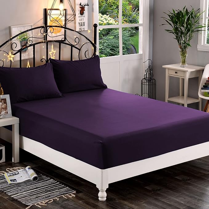 Elegant Comfort 1500 Premium Hotel Quality 1-Piece Fitted Sheet, Softest - Image 2