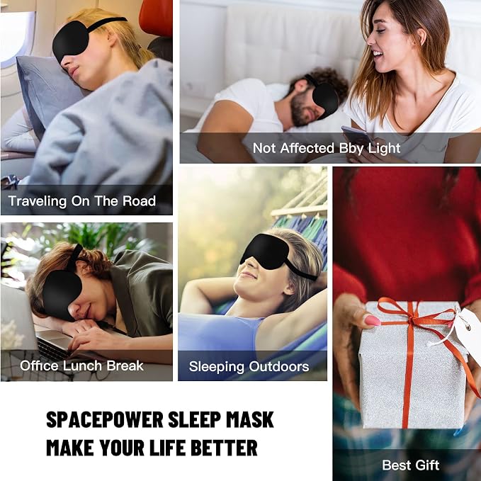Sleep Mask, Silk Eye Mask for Sleeping - Image 6