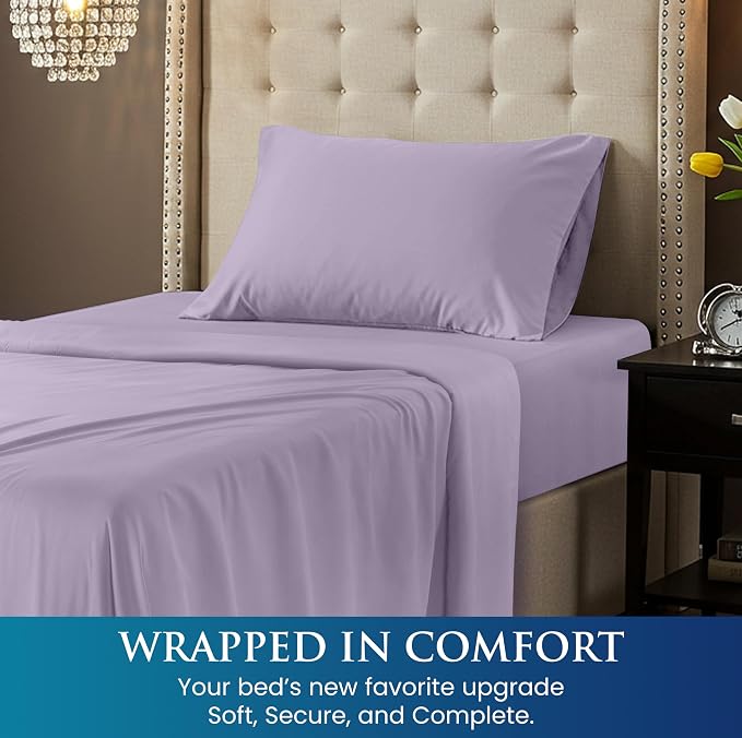 Utopia Bedding Twin Size 3 Piece Sheet Set - Image 4