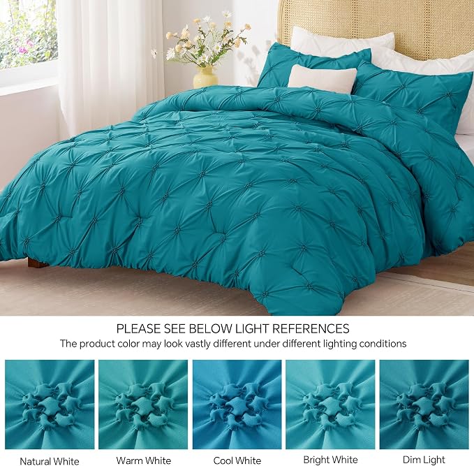 BEDELITE Teal Queen Comforter Set - Image 8