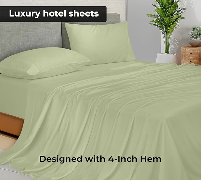 Royale Linens Full Flat Sheet - Image 2