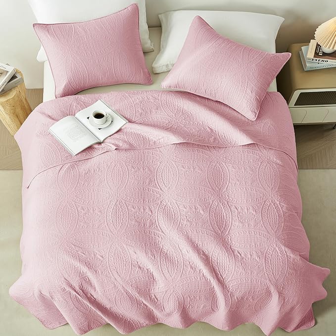 akkialla Twin Quilt Set, Soft Microfiber Coverlet - Image 3