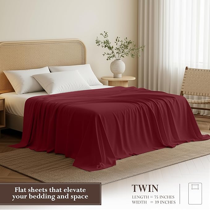 Utopia Bedding Flat Sheet - Image 2