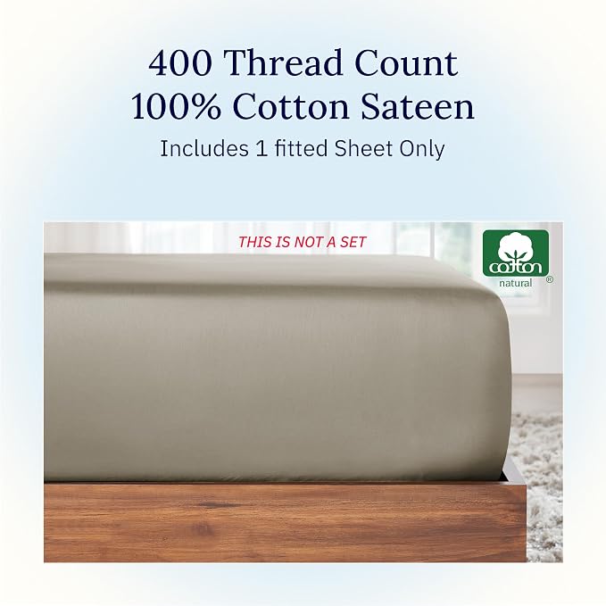 California Design Den Deep Pocket Queen Fitted Sheet Only - Image 3