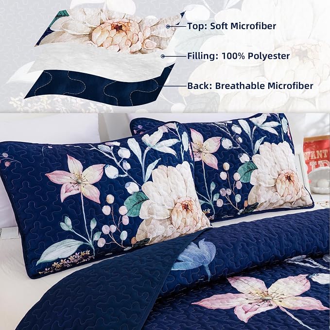 Drucon Floral Quilt Queen Size - Image 5