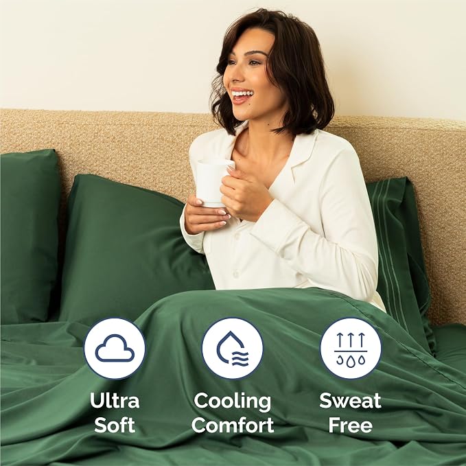 King Size 4 Piece Sheet Set - Image 4