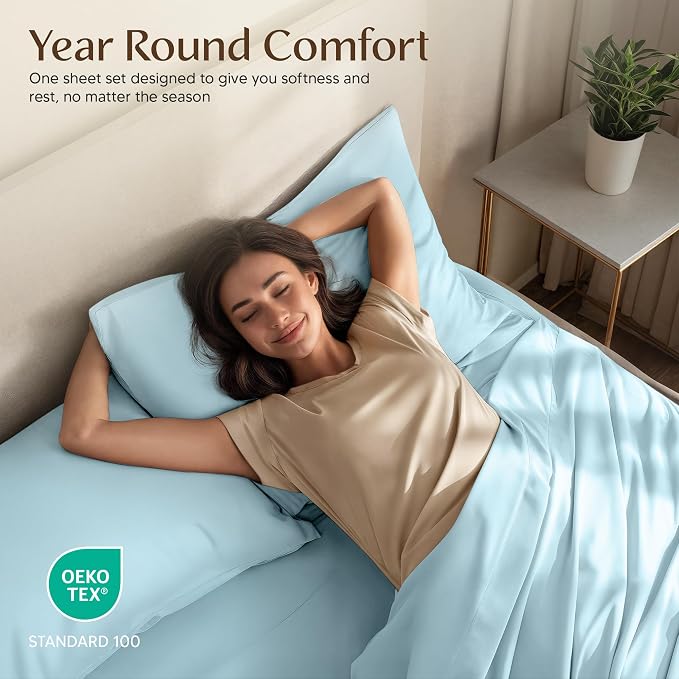 Utopia Bedding Queen Size Sheet Set – 4 Piece Bed Sheets, Soft and Breathable - Image 5