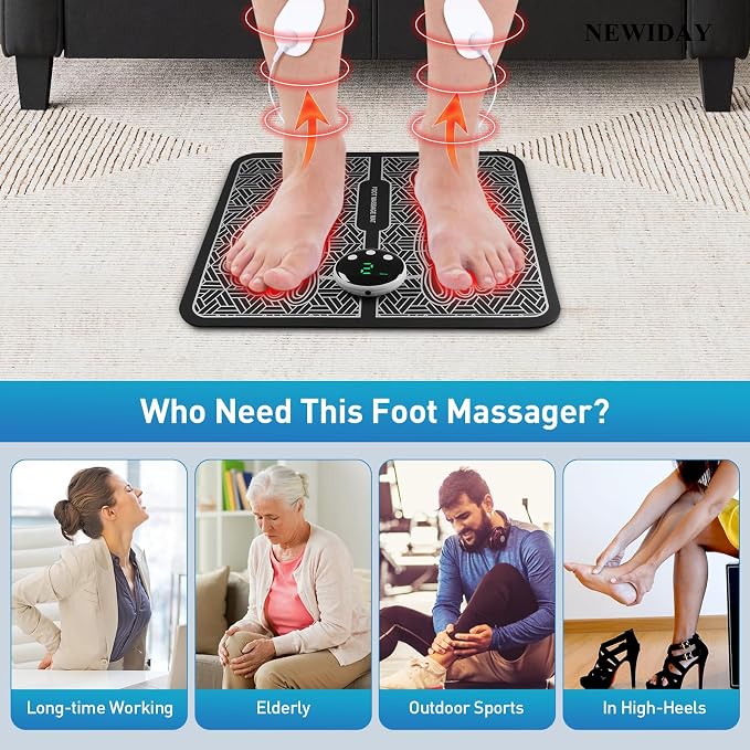 Phixnozar TENS & PMS, Transcutaneous Electronic Nerve Stimulator, EMS Foot - Image 3