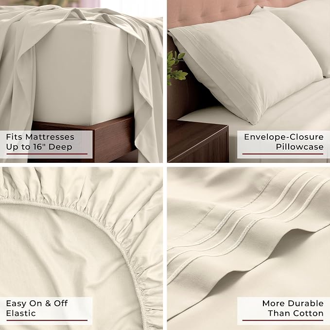Mellanni King Sheets Set - Image 5
