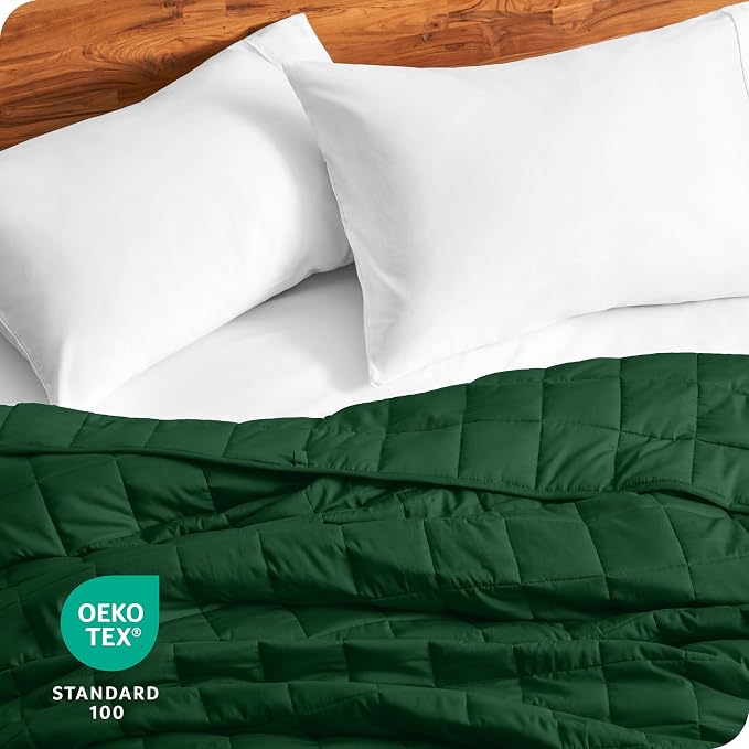 Bare Home Weighted Blanket All-Natural 100% Cotton - Image 7