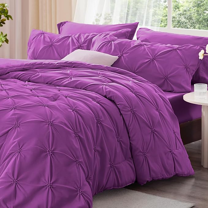 BEDELITE Purple King Size Comforter Set - Image 2