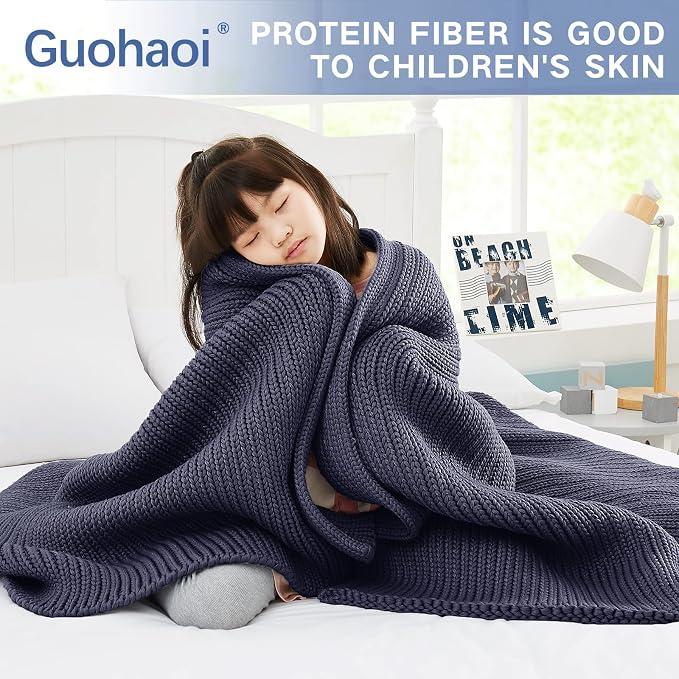 Guohaoi Knitted Weighted Blanket - Image 2