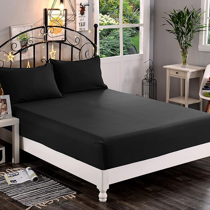 Elegant Comfort 1500 Premium Hotel Quality 1-Piece Fitted Sheet, Softest - Image 2