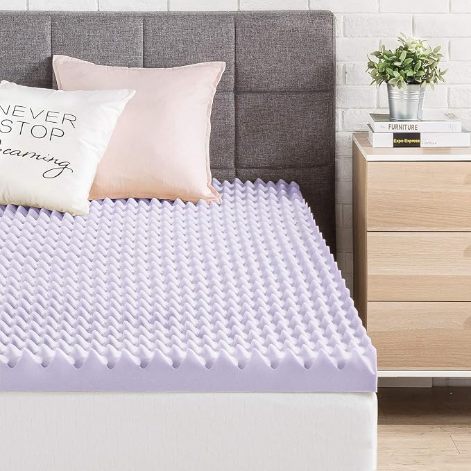 Best Price Mattress 3 Inch Egg Crate Memory Foam Mattress Topper - Image 2