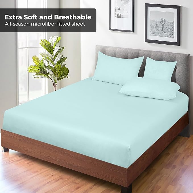 Royale Linens Fitted Sheet Twin XL - Image 4