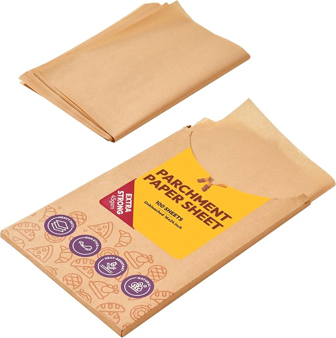 Katbite 16x24 Inch Parchment Paper Sheets, Unbleached Parchment Paper by katbite
