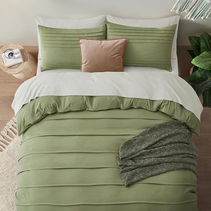 Oli Anderson Sage Green Duvet Cover King Size - Image 5