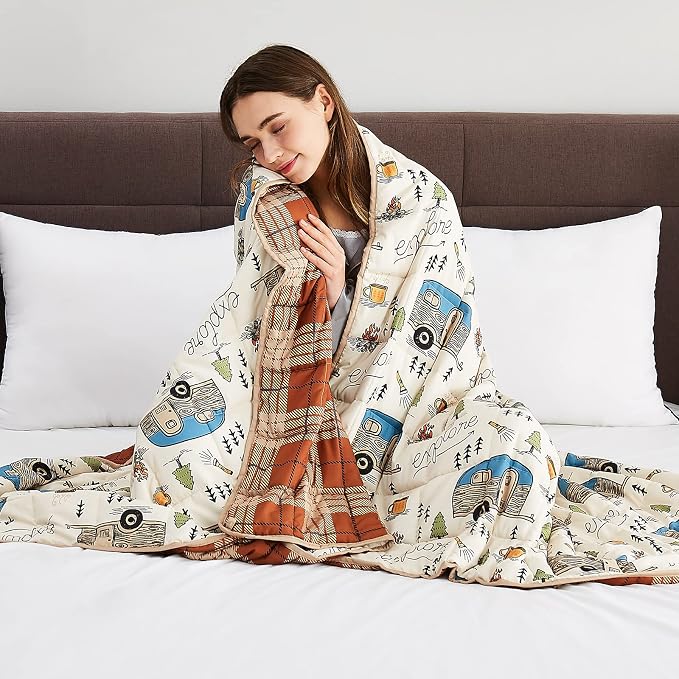 CuteKing Weighted Blanket for Adults Heavy Blanket for 140-150lbs, Weighted - Image 7