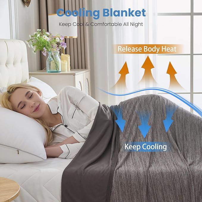 OIGAE Cooling Blanket for Hot Sleepers - Image 4