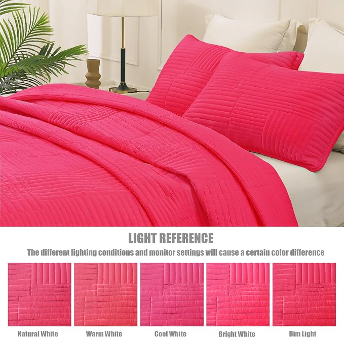 Whale Flotilla Ultra Soft Queen Quilt Bedding Set, Lightweight Microfiber Hot - Image 5