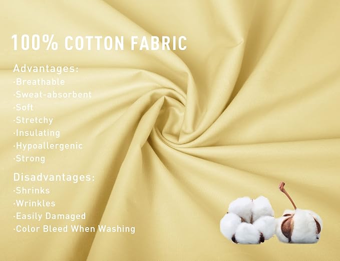 Sunflower Queen Pillowcases Set of 2, 100% Cotton Queen Size Pillow Cases 2 - Image 6