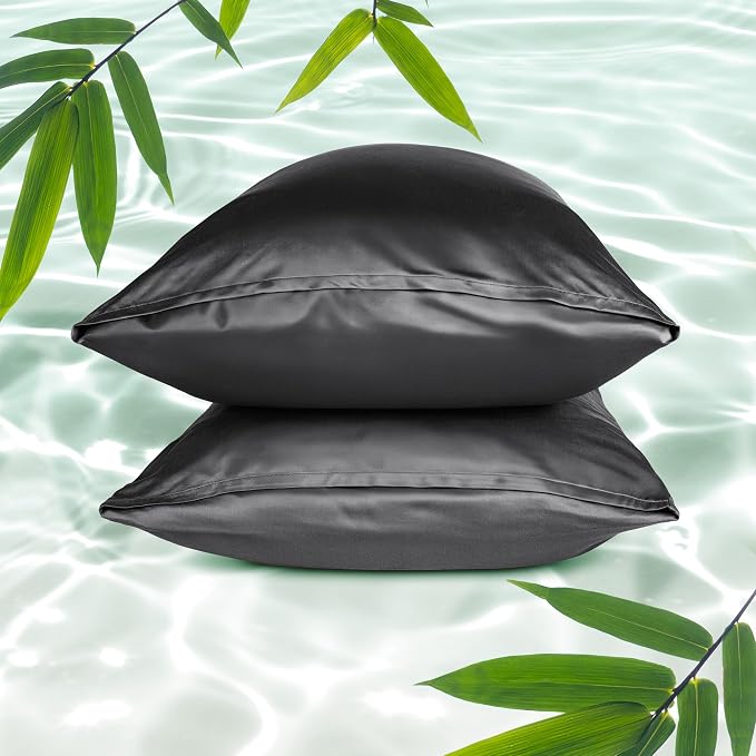 Bare Home 100% Rayon Made from Bamboo Luxury King Size Set of 2 Cooling by BareHome