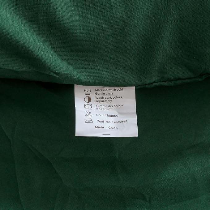 ROSGONIA King Size Comforter Set Emerald Green, All Season Blanket Lightweight - Image 9