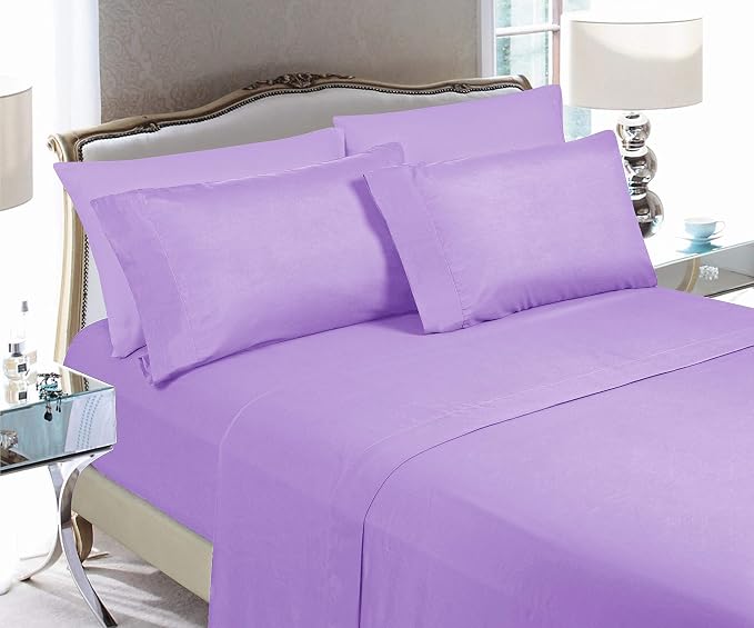 Elegant Comfort Luxury Soft Bed Sheets 1500 Premium Hotel Quality Microfiber - Image 2