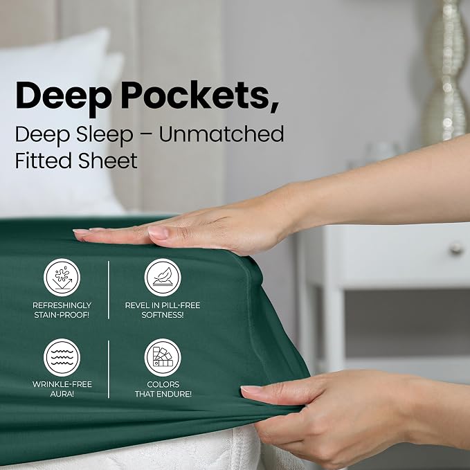 Utopia Bedding Twin Fitted Sheet - Image 4
