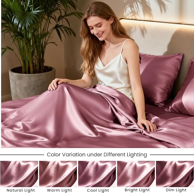 Love's cabin Satin Queen Sheets Set - Image 7