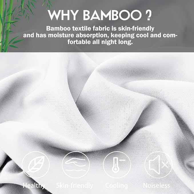 Pillowcases Standard Size 2 Pack, Cooling Viscose Pillow Cases - Image 6