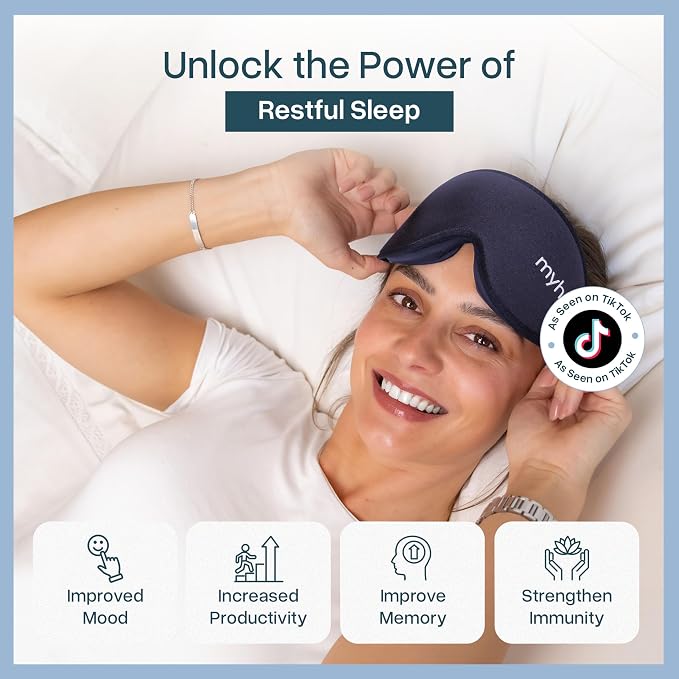 MyHalos® Sleep Mask – 3D Blackout Eye Mask - Image 2