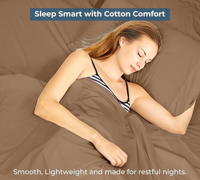 Royale Linens 100% Organic Cotton Full Flat Sheet Only - Image 9