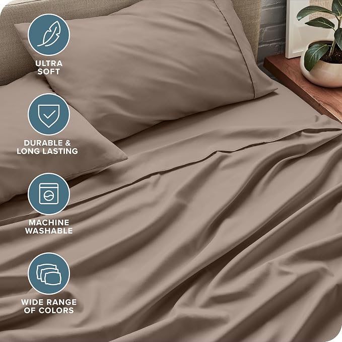 Bare Home California King Sheet Set - Image 4