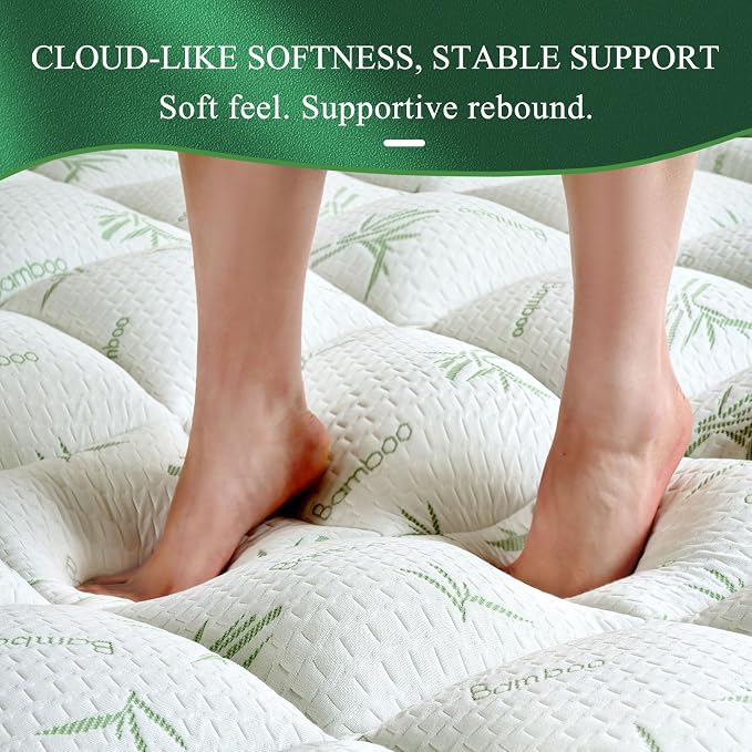 3 Inch King Mattress Topper, Plush Pillow Top Matress Topper - Image 3
