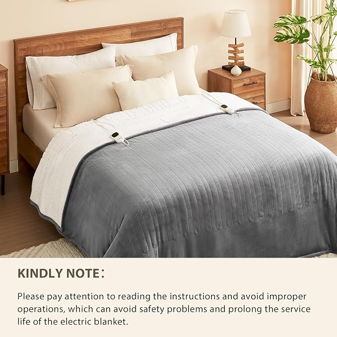 Homemate Heated Electric Blanket King Size - Image 9