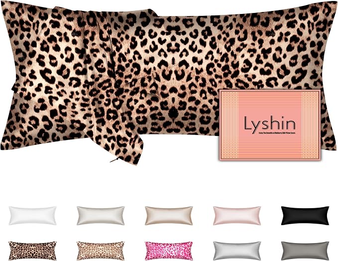 Silk Body Pillow Cover with Zipper, Mulberry Silk Pillow Cases Body Size by LYSHINSILKPILLOWCASES