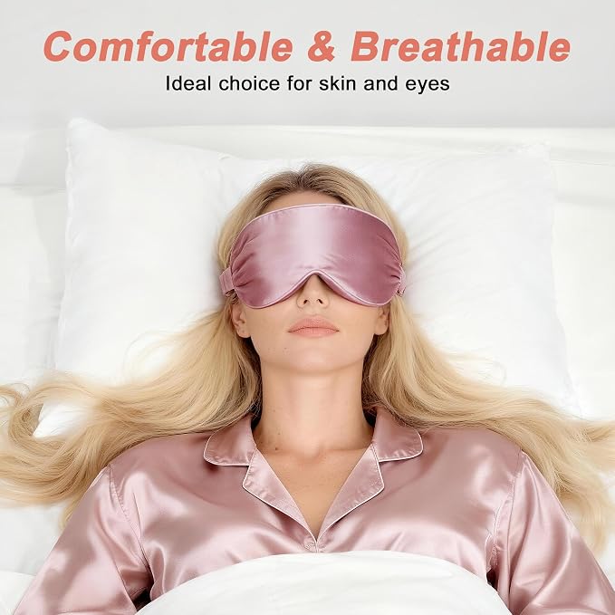 VOCOSTE 22 Momme Pure Silk Sleep Mask - Image 3