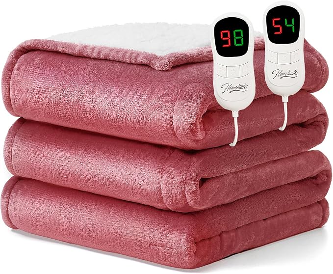 Homemate Electric Heated Blanket Queen Size by Homemate