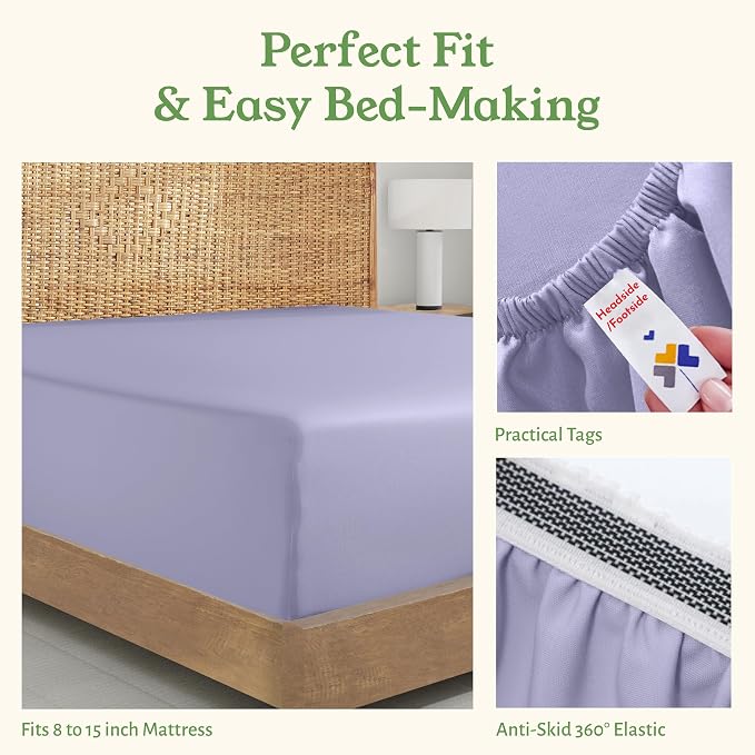 California Design Den King Fitted Sheet Only - Image 6