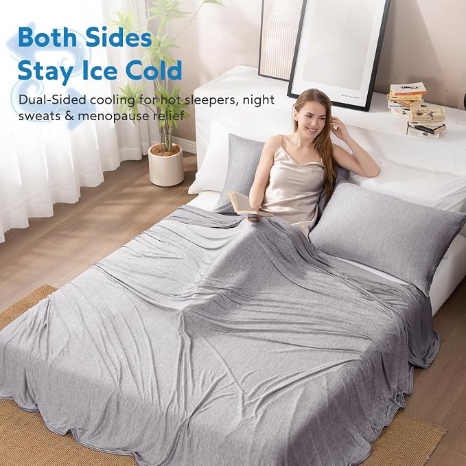 HOMFINE Cooling Blankets for Hot Sleepers - Image 3