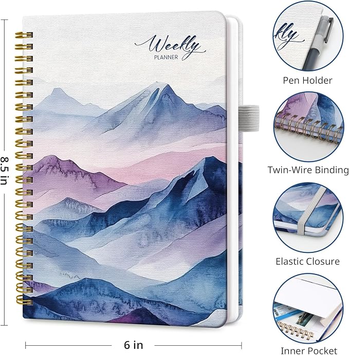 Undated Weekly Planner, Weekly To Do List Notebook - Image 3